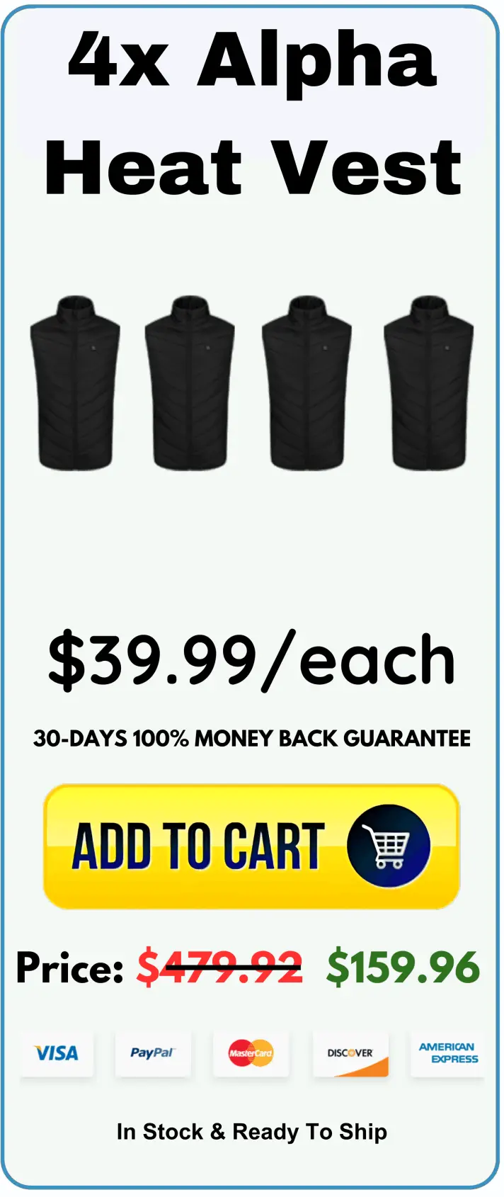 Alpha Heat Vest package price